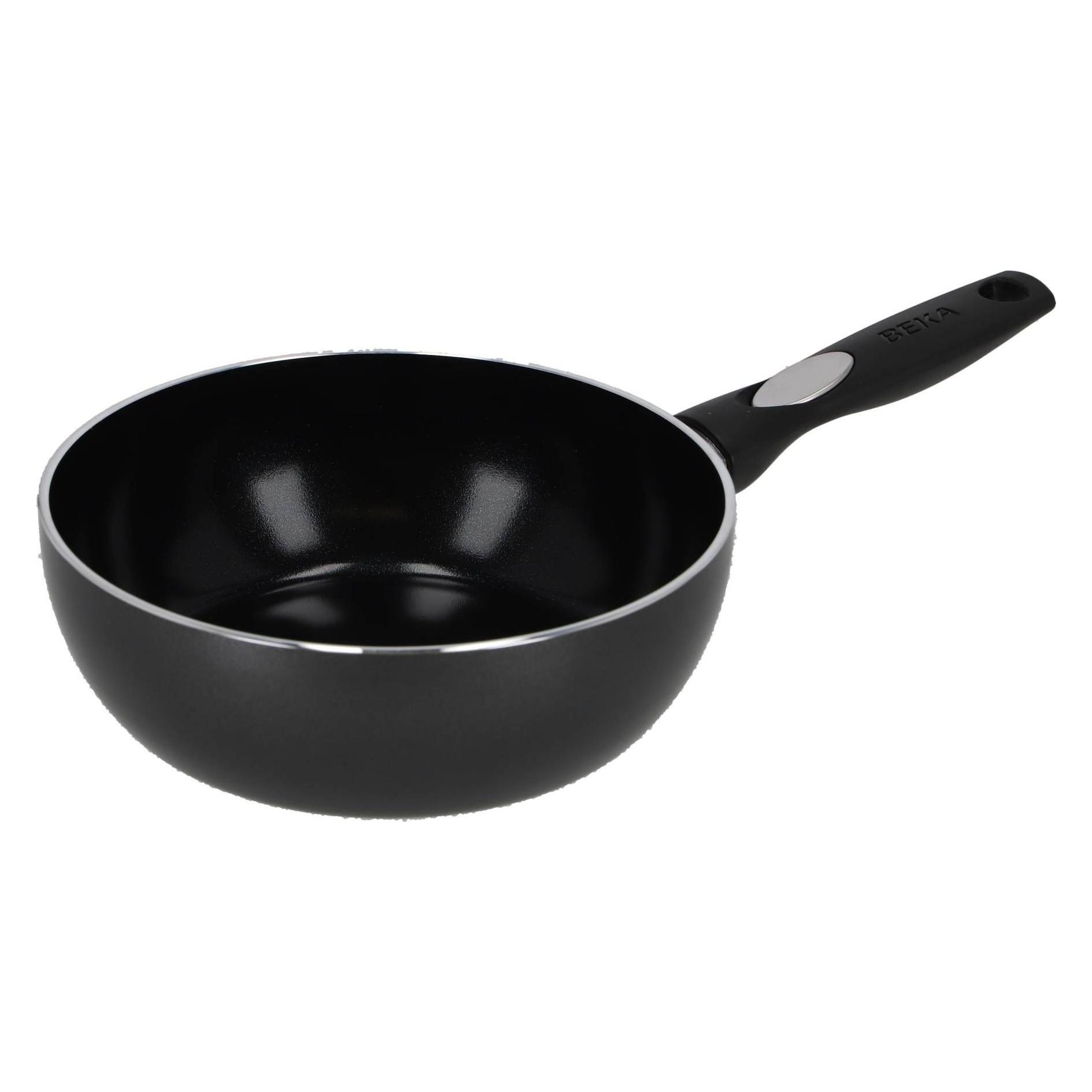 Beka BEKA PRO INDUC Wokpfanne mit keramischer Antihaftbeschichtung 20cm (Bratpfanne, Aluminium) (10001157)
