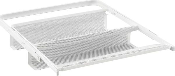 Elfa Udtræksbar Skoopbevaring 40, Mesh, 45cm, Hvid