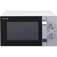 R204WA, Mikrowelle weiß/silber