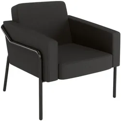 meet Sessel »meet - Medso L« Modell Klassik Outdoor grau, 42.6 cm
