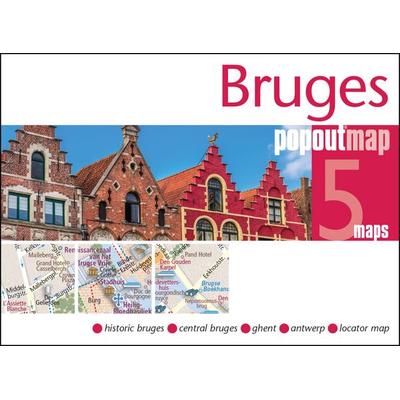 Bruges PopOut Map, Karte von , Popout Maps, 978-1-910218-31-0