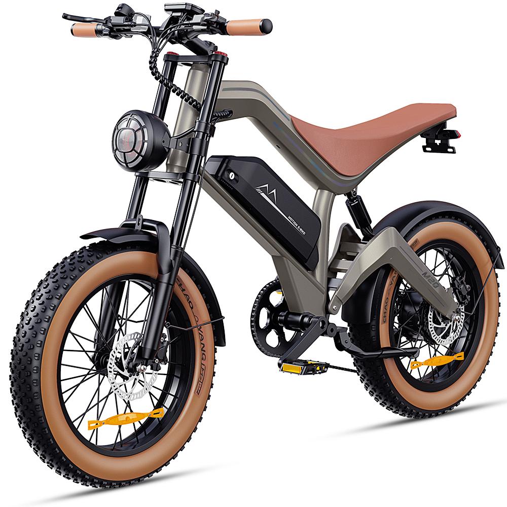 Neues Modell M20 Elektro-Fahrrad mit neuen Ausstattungen, 20-Zoll-All-Terrain-Fettreifen, 48V 18,2Ah Akku, 20-Zoll-pannensichere Reifen,