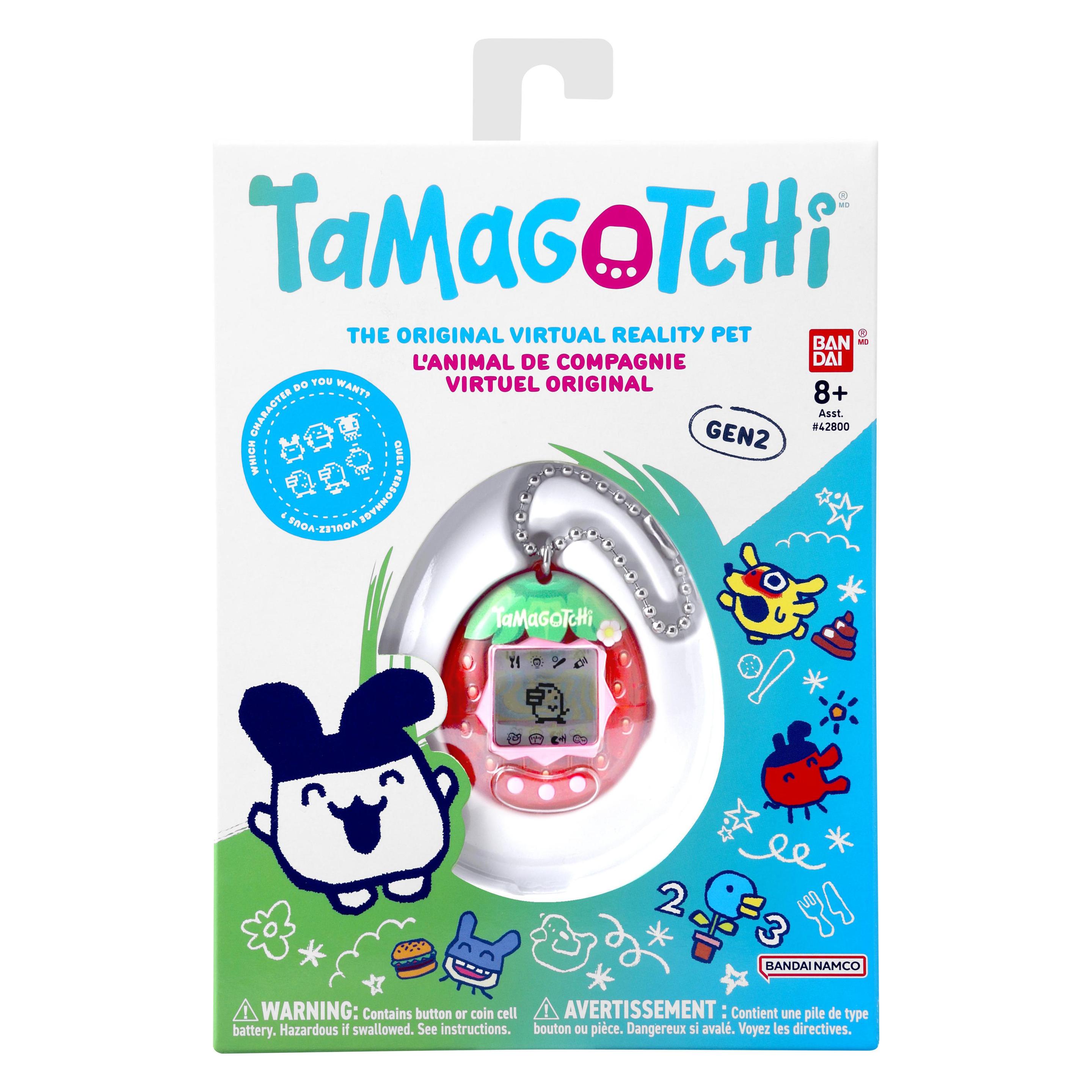 Bandai Tamagotchi Original Fresh Strawberry Virtual Pet (Multilingual, 8 - 10 Jahre) (205003)