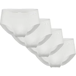 Slips Doppelripp 4er Pack Herren Slip