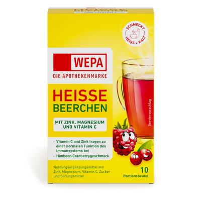 WEPA Apothekenbedarf GmbH & Co KG WEPA heiße Beerchen+Vit.C+Zink+Magnesium Pulver 10X10 g 18336918