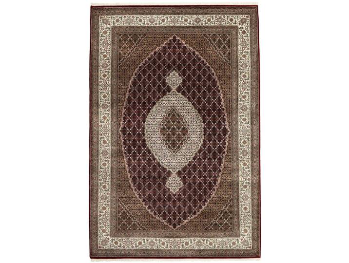 Indo Täbriz Royal Teppich 204x309 Handgeknüpft Orientteppich Wolle