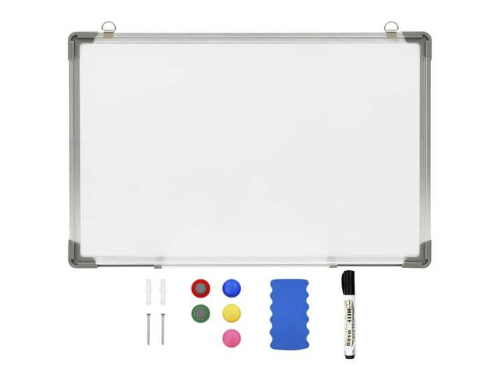 vidaXL Magnetisches Whiteboard Weiß 60 x 40 cm Stahl