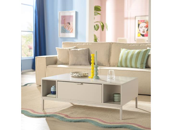 Table basse 100 x 38 x 60cm Gris
