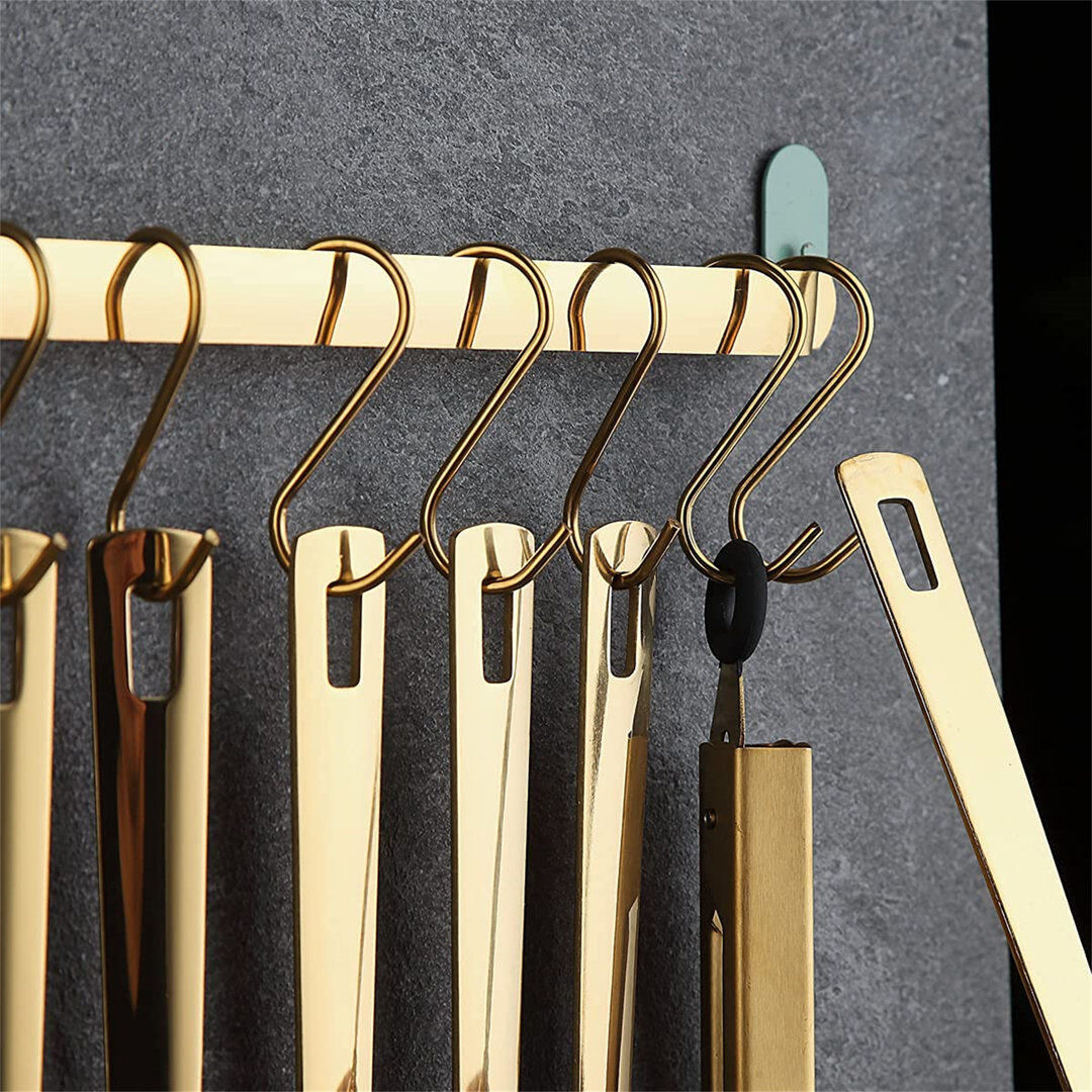 Belfry Kitchen Sincere 37 Utensil Set Gold