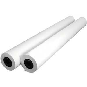 HP Plotterpapier A6DE7A (C6810A), A0+ 914mm x 91,4m hochweiß, 90 g/m², für Inkjetplotter, color, 2 Rollen