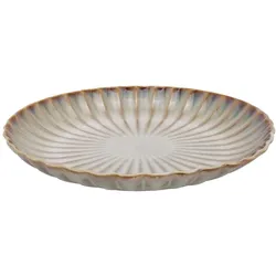 4x Cosy&Trendy Speiseteller 'Astera Pearl', Teller, Beige, Silber