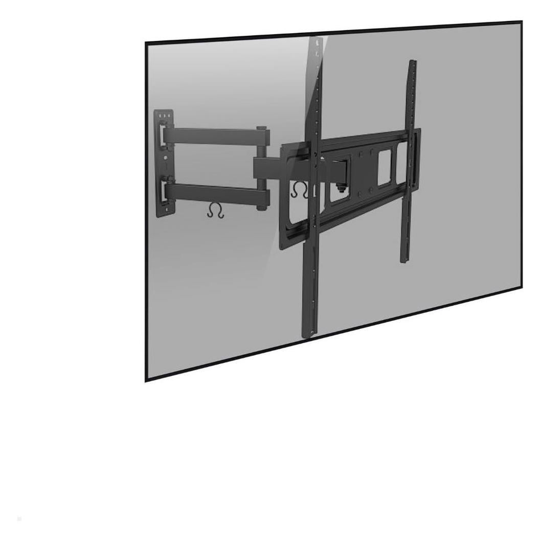 MonLines MWH021B schwenkbare TV Wandhalterung 37 bis 70 Zoll, schwarz (Wand) (MWH021B)