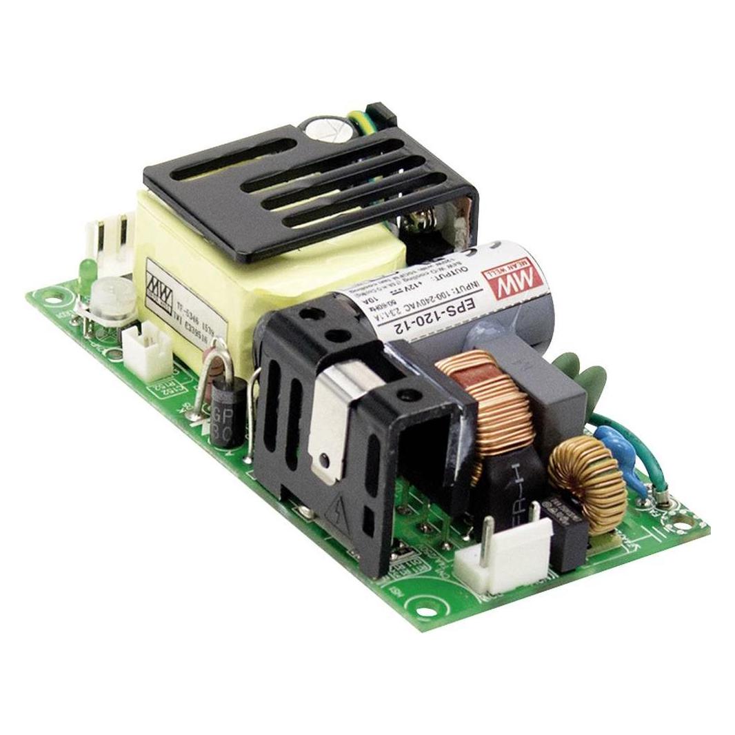 MeanWell MEAN WELL EPS-120-12, 80 - 264 V, 120 W, 12 V, 10 A, RoHS, 50,8 mm (EPS-120-12)