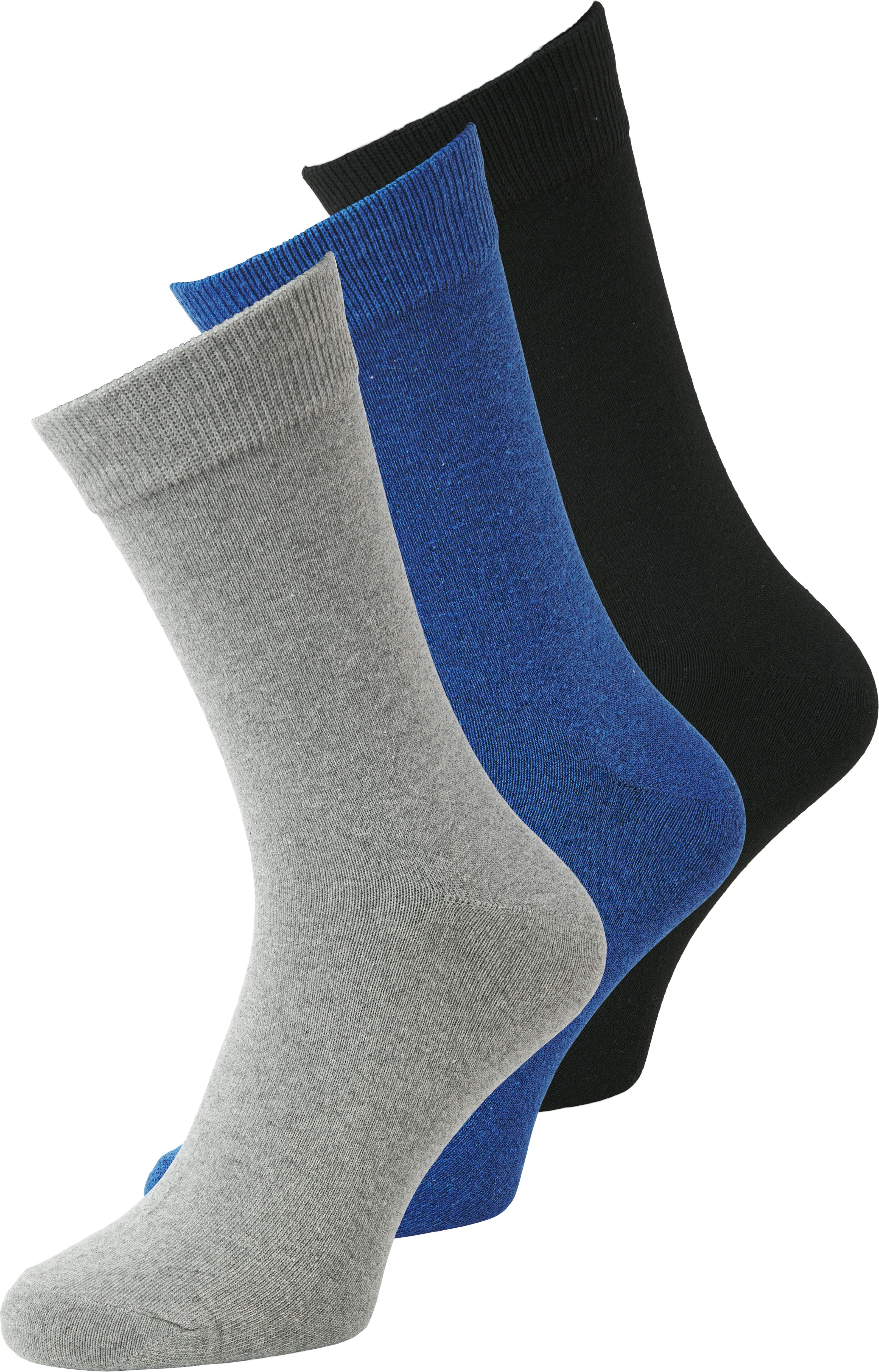 Freizeitsocken JACK & JONES "JACORDINARY SOCKS 3 PACK NOOS", Herren, schwarz (ocean cavern pack:iron gate, schwarz), Baumwollmischung, unifarben, elastisch, Socken Freizeitsocken ocean cavern pack:iron gate, schwarz Einheitsgröße