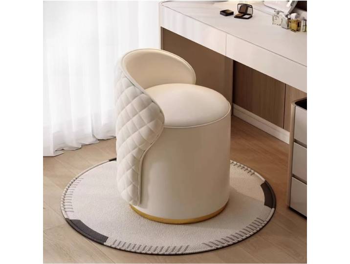Tabourets de vanité pour adultes, minimalistes, portables, de luxe, tabourets de sol pour entrée, intérieur français, salon, accessoires de mobilier de jeu