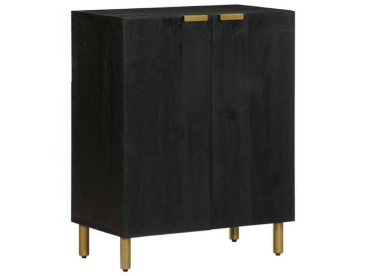 Heofavd Sideboard Schwarz Kommode 60x33x75 cm Beistellschrank
