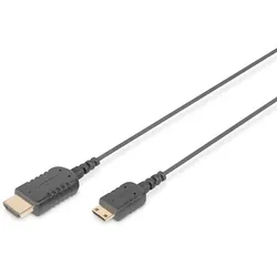 Digitus HDMI High Speed Anschlusskabel, HDMI auf Mini HDMI, HighFlex