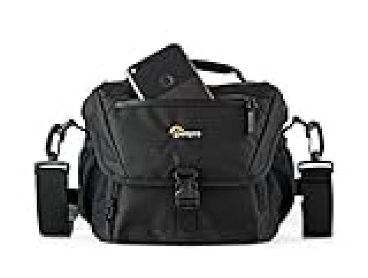 Lowepro LP37119-PWW Nova 160 AW II Sac pour appareil photo reflex numérique avec objectif fixé, drone compact, 1-2 objectifs supplémentaires, flash, noir