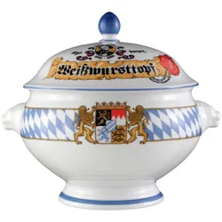 Seltmann, Dekoschale, Compact Bayern Löwenkopfterrine mit Deckel