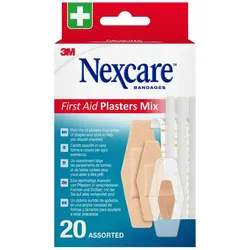 Nexcare First Aid Plasters Mix. Assorted 20 ST