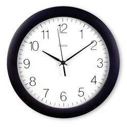 Hama 00185871 Funk Wanduhr 30 cm x 350 cm x 300 mm x 300 mm x 52 mm Schwarz