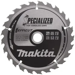 Makita, Sägeblatt, SPECIALIZED Sägeblatt 165x20x42Z