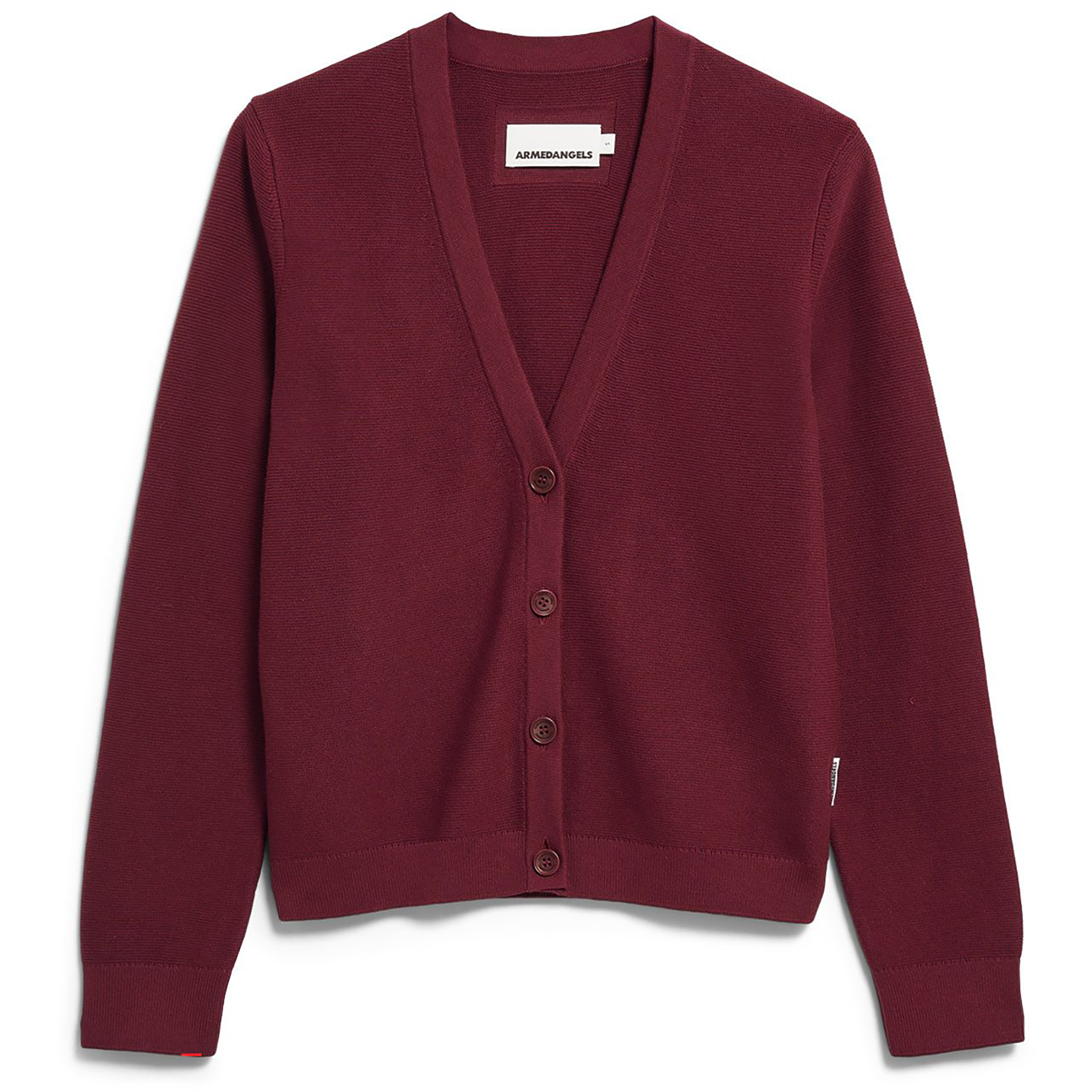 Armedangels Menaal Links Links Damen Freizeitjacke, Parkas rot Größe L Lifestyle Hautfreundlich