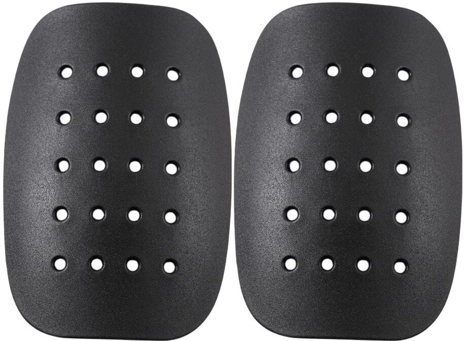 INF Mini Fußball Schienbeinschoner Paar — PU-Außenschale mit dicker EVA-Polsterung, Low-Profile-Schutz Schwarz
