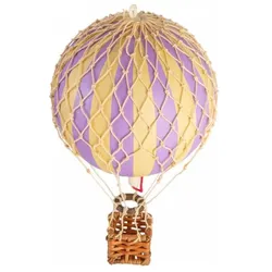 Authentic Models Montgolfiere 13cm - Lignes Larges Ivoire Et Lavande (1x)