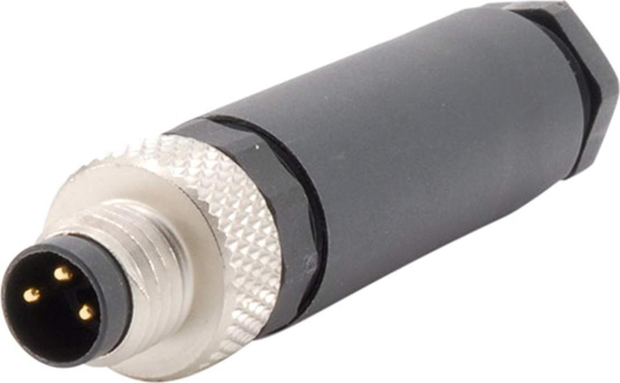 Phoenix Contact Phoenix 1501252 SACC-M 8MS-3CON-M-SW M8-connector rechte uitvoering 3-polig zwart