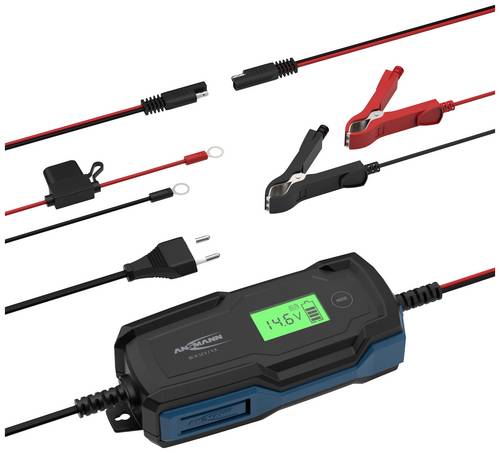 Ansmann BC 6-12V / 4A 1001-0144 Kfz-Ladegerät, Werkstattladegerät, Batterieüberwachung, Kfz-Batterietester 6 V, 12V 4A