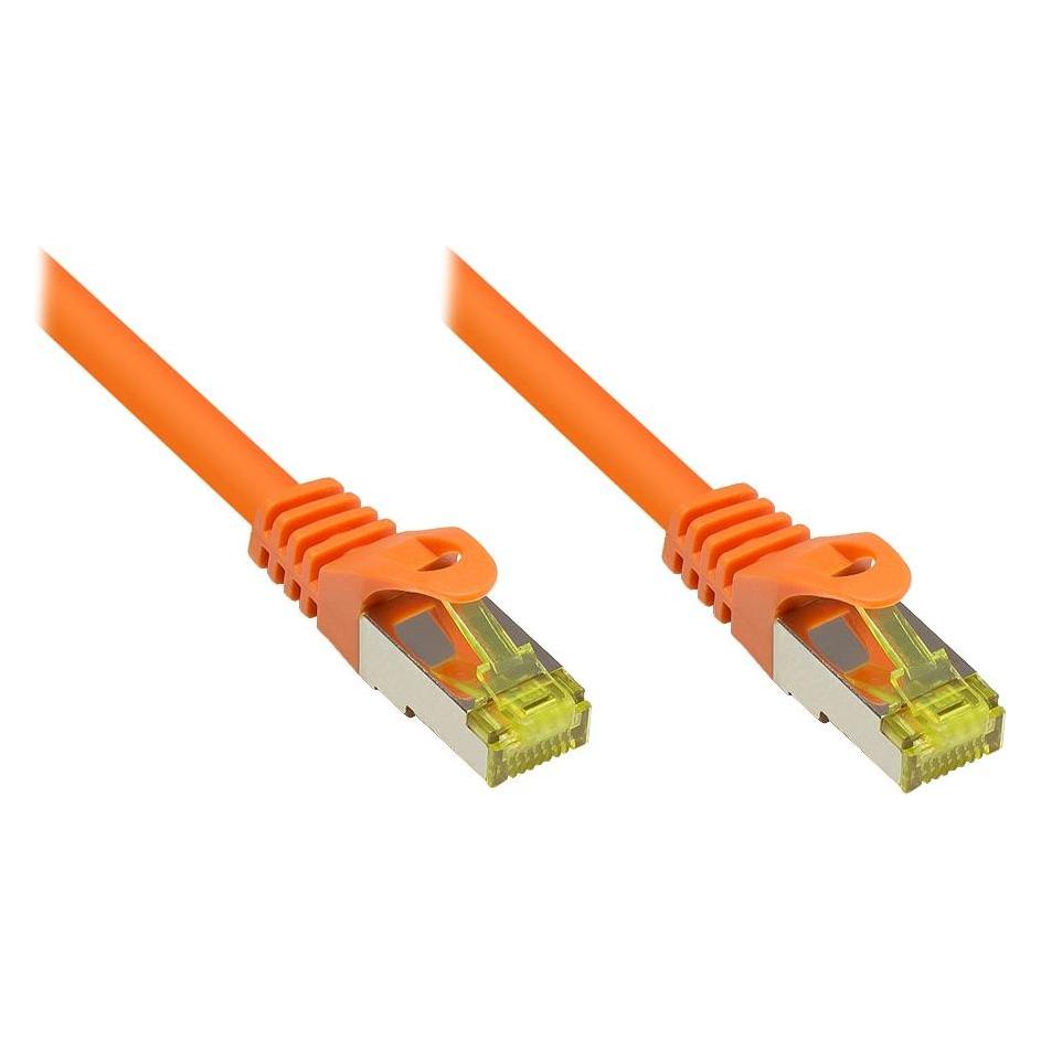 Varia SO-34538 - Patchkabel Cat.7, S/FTP, 0.25m, orange (PiMF, CAT7, 0.25 m) (SO-34538)