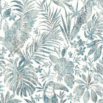 Veer Decor Birdsong Tropic Blue Peel & Stick Wallpaper