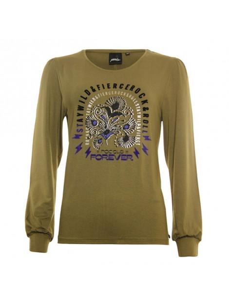 Poools T-shirt 333233 olive