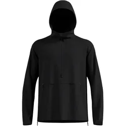 Odlo, Herren, Langlaufjacke, Jacket Zeroweight Pro Windproof Anorak (S), Schwarz, S