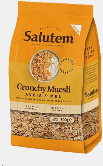 SALUTEM CRUNCHY MUESLI AVEIA E MEL 300g