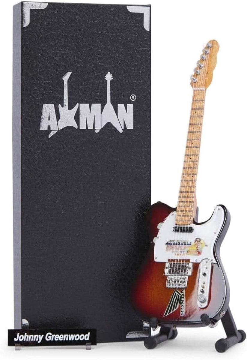 AXMAN Jonny Greenwood Miniature Gitaar Replica Handgemaakte Decoratie