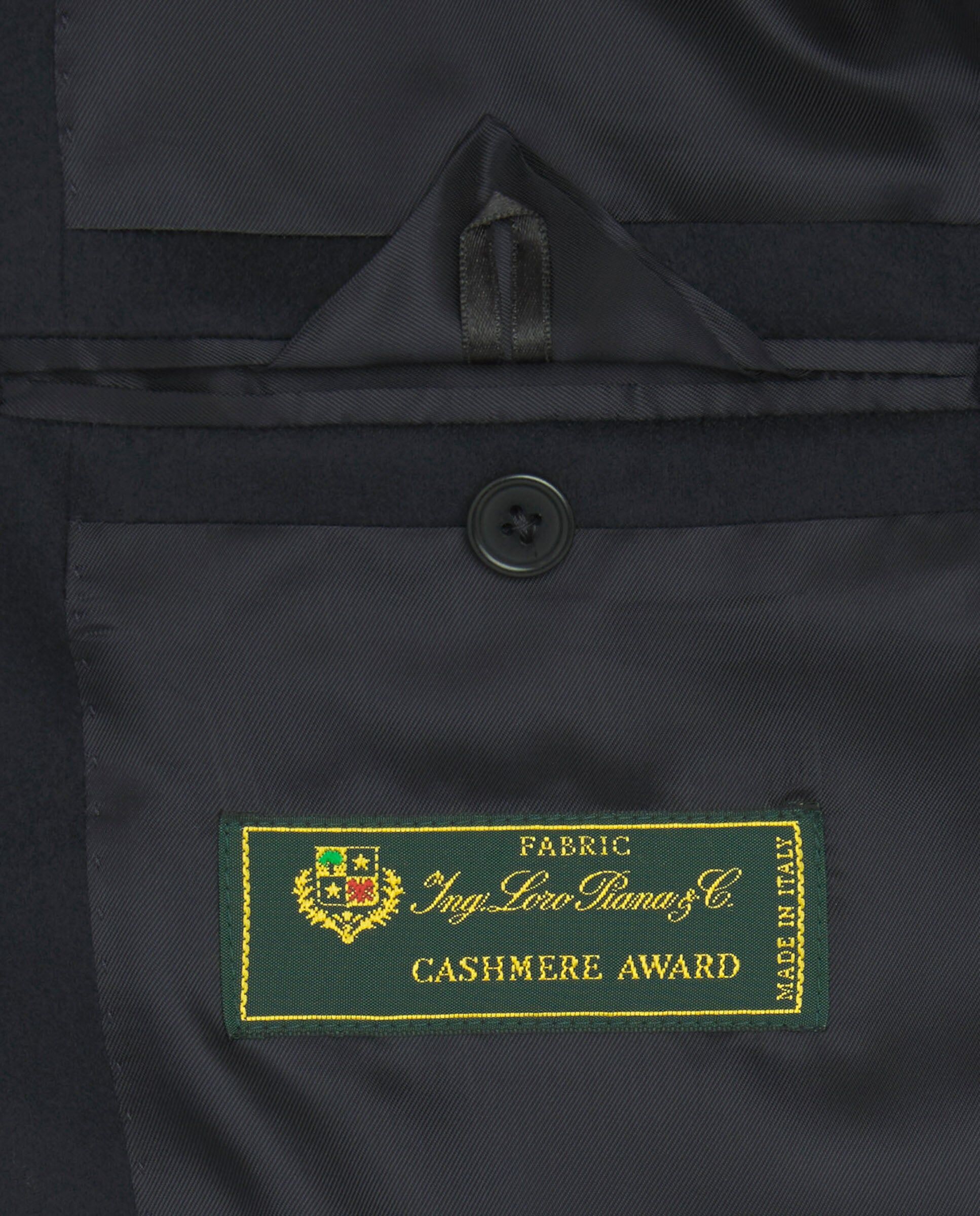MIRTO Americana de cashmere azul marino-52 Hombre