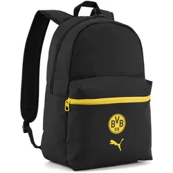 PUMA Unisex Rucksack - BVB ESS Backpack, Logo, eiinfarbig Schwarz / 43x30x14cm