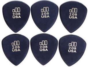 Dunlop Jazztone 208 EXL 6 Pack Noir