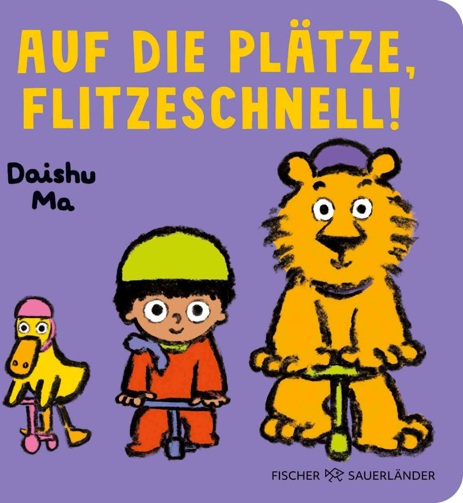 Auf die Plätze, flitzeschnell!: Pappbilderbuch über Freundschaft, Hilfsbereitschaft und Laufrad fahren für Kinder ab 2 Jahren - Preis vom 11.10.2026 03:10:56 h