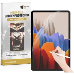 4x Paperfeel für Samsung Galaxy Tab S9 Plus Displayschutz Schreiben Malen Skizzieren matt Anti-Reflex entspiegelt Screen-Protector