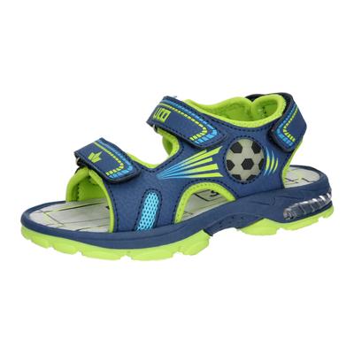 Sandale LICO "Sandale Spotlight V Blinky", Mädchen, Gr. 29, blau, Synthetik, Schuhe Sandale