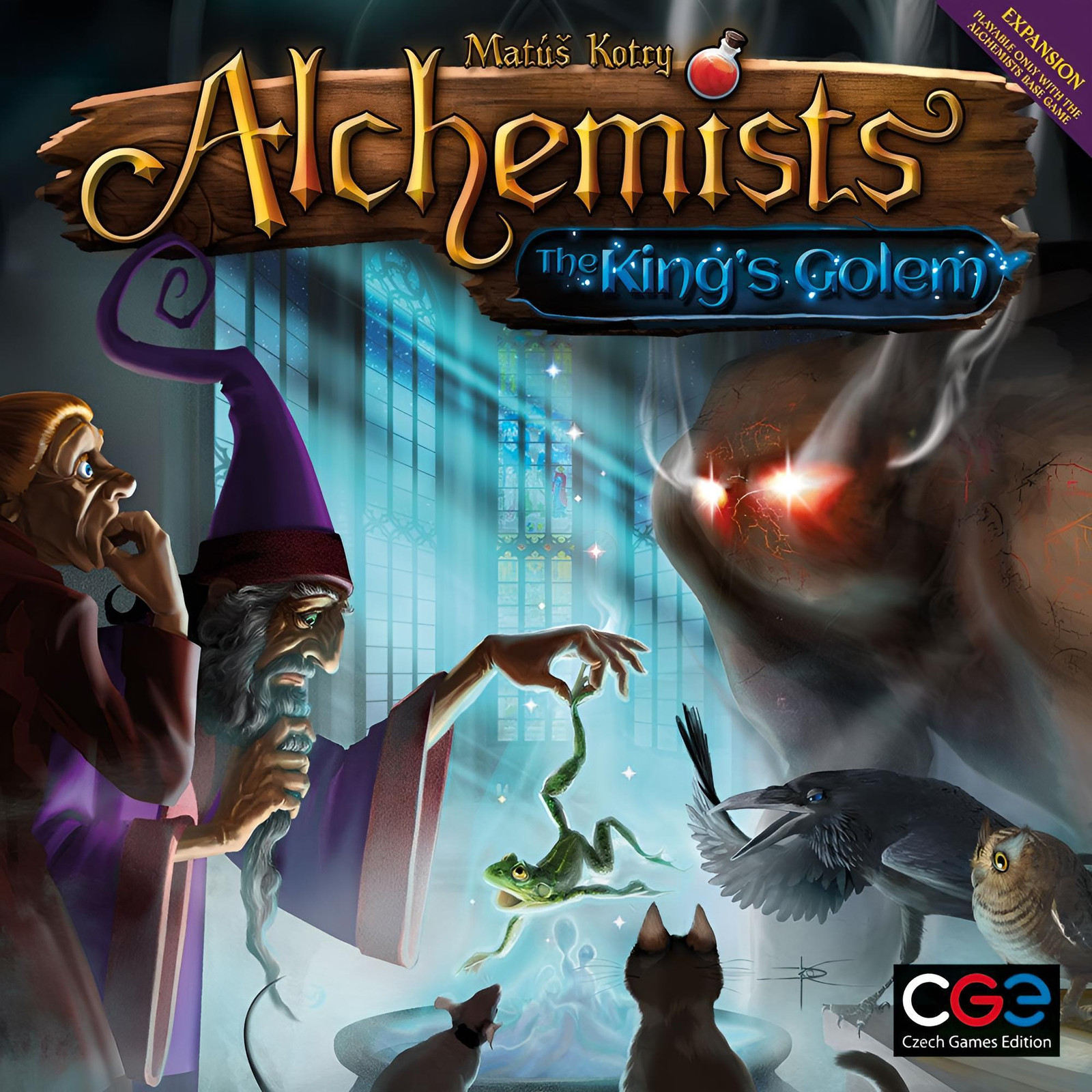 Alchemisten Koningen Golem van Czech Games Edition