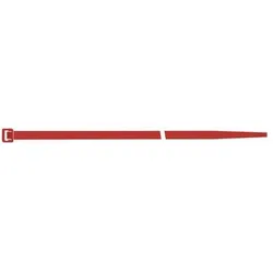 Sapiselco Kabelbinder L.280mm B.4,5mm PA 6.6 rot 100St./Btl.