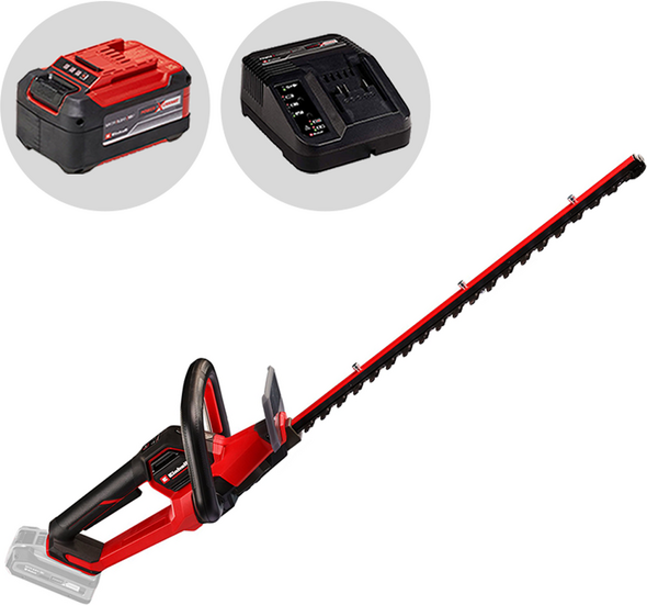 Einhell GP-CH 18/50 Li BL - Tagliasiepi a batteria - 18V 5.2Ah - Lama da 56 cm