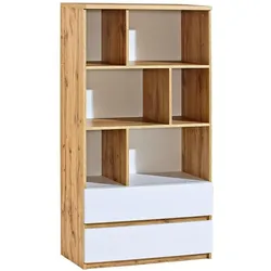 BÜCHERREGAL KRYOS 80,1/150,7/40 cm Wohnzimmerregal Hochschrank Regal Eiche Wotan