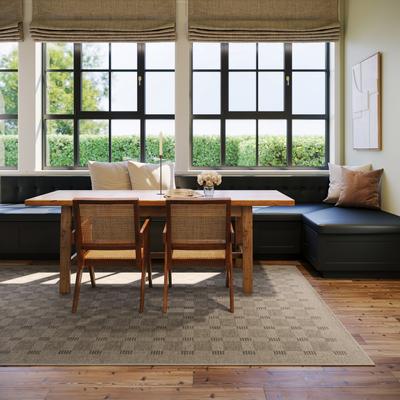 Nate Berkus x Rugs USA Nate Berkus Walker Modern Checkered Washable Area Rug