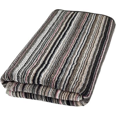Saunatuch ROSS "Missoni-Serie", bunt (flanell, bunt), B:75cm L:200cm, Frottier, Baumwolle, Handtücher, aus feinster Baumwolle, dezente Streifen, Multifarben