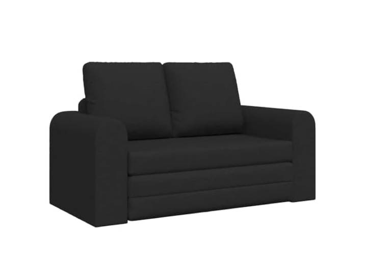Makastle SchlafSofa Couch Schwarz 148 x 71 x 83 cm Stoff
